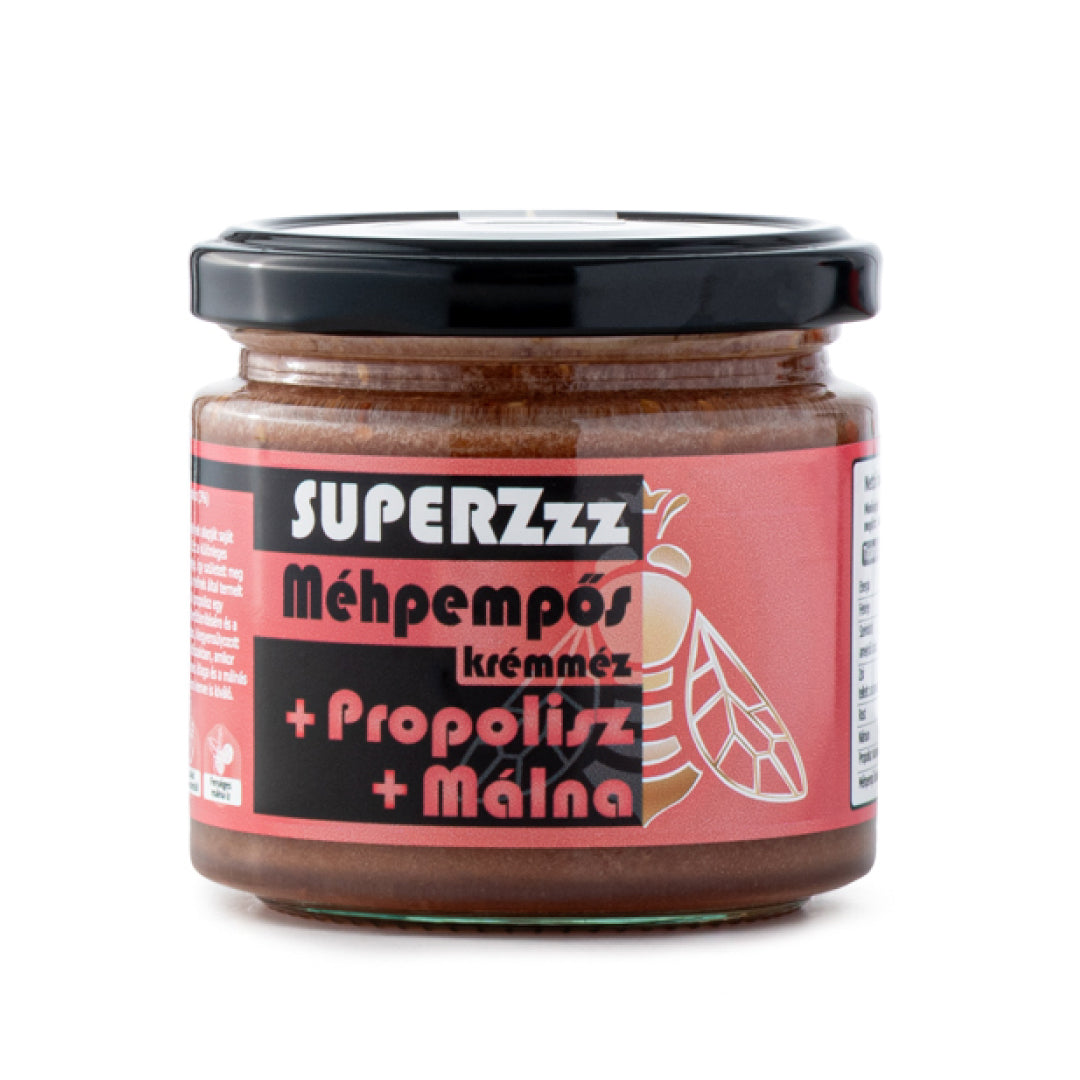 SuperZzz – Méhpempős propoliszos méz málnával